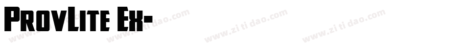 ProvLite Ex字体转换